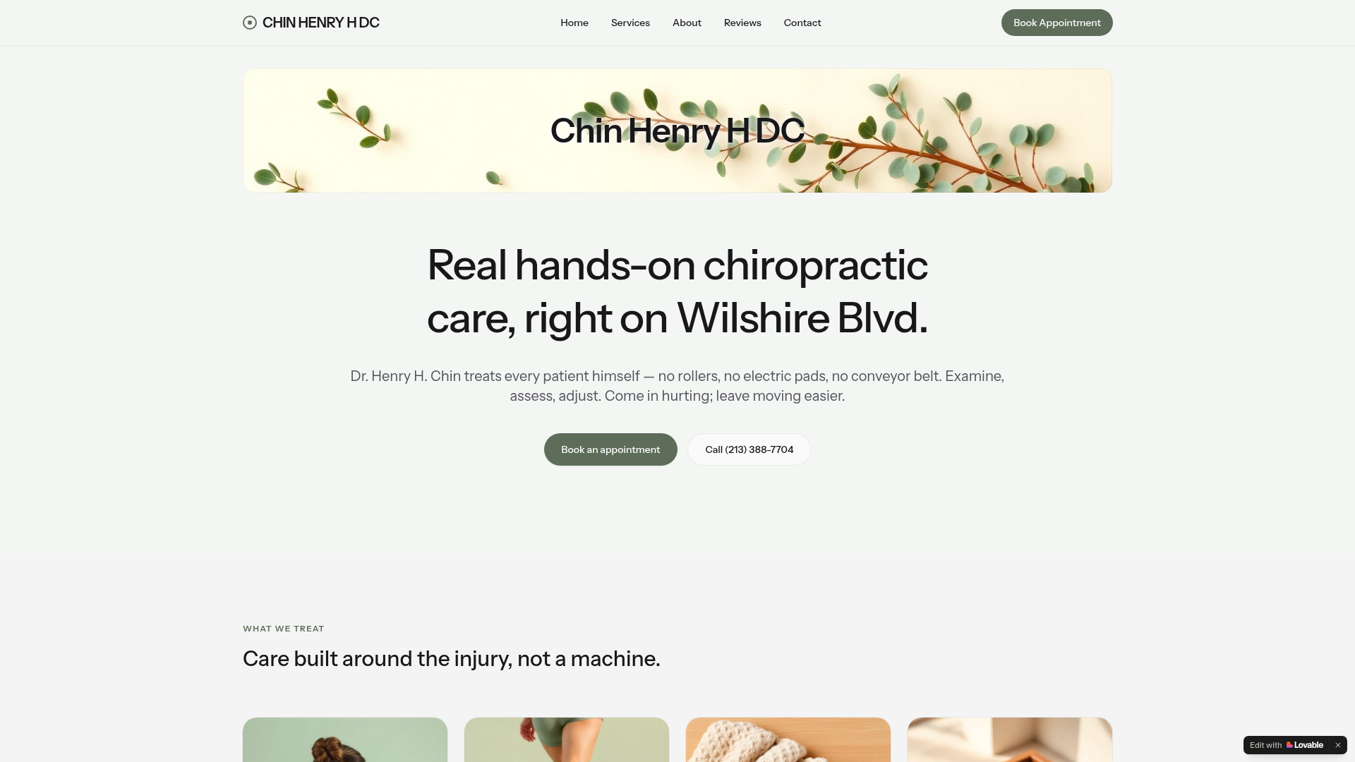 Chin Henry H DC — Chiropractic clinic · Wilshire Blvd