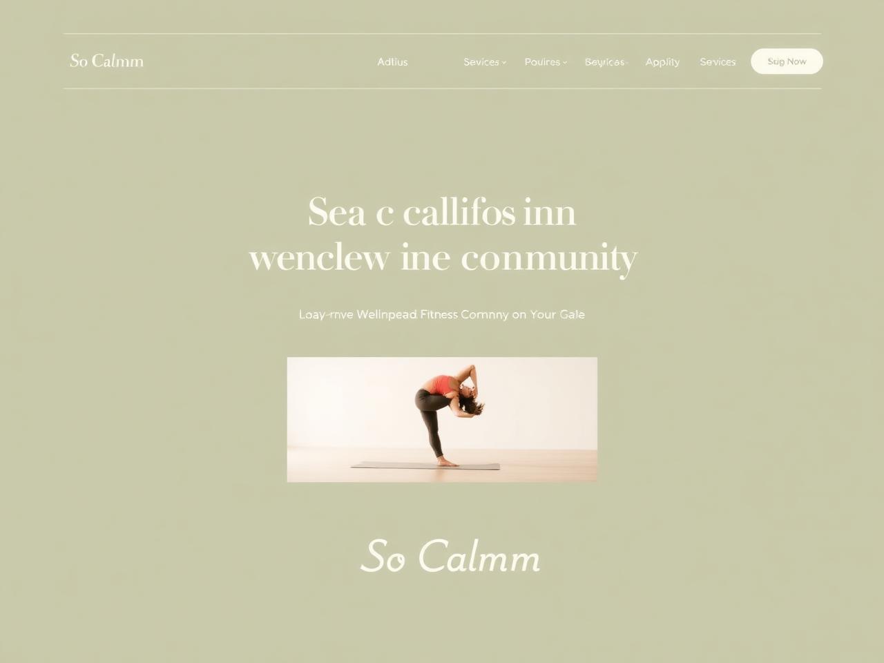 So Calmmm Wellness — Online wellness community